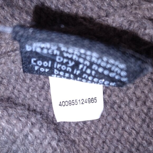 Marc Anthony Men’s Shawl Collar Sweater Medium Tan Cable Knit Pullover - Picture 5 of 16